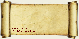 Nina Jagodić vizit kartica